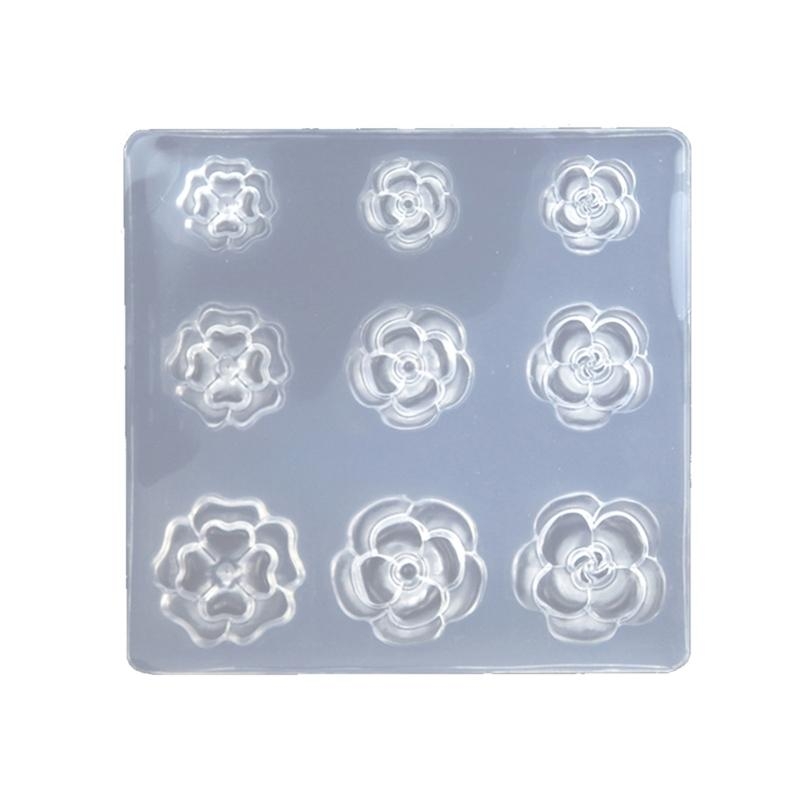 Resin Art Template - 装飾樹脂鋳型 DIY ネイルアートテンプレートクリスタルエポキシ樹脂モールド