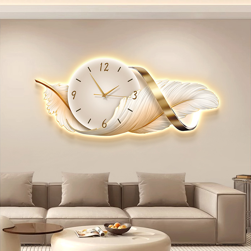 Resin Art Clock - 大型メタルウォールアートクロック ウォール キュートインテリア デジタル モダン ルームデコ