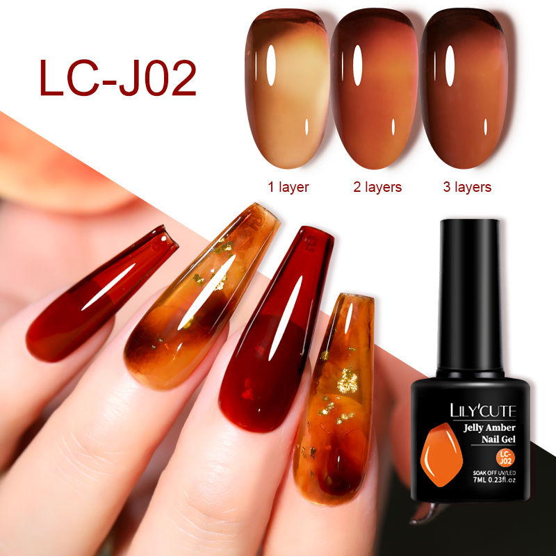 LILYCUTE 7 ミリリットルゼリーアンバージェルマニキ - Resin Art Varnish のレビューと価格