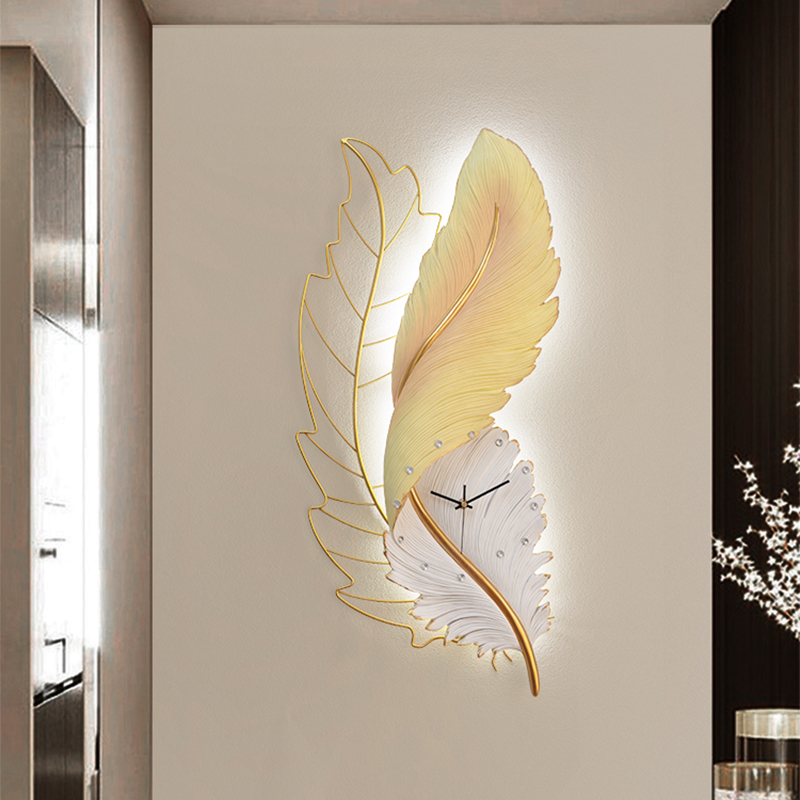 軽くてユニークな壁掛け時計、ミニマリスト韓国風電池式アート、 - Resin Art Clock のレビューと価格