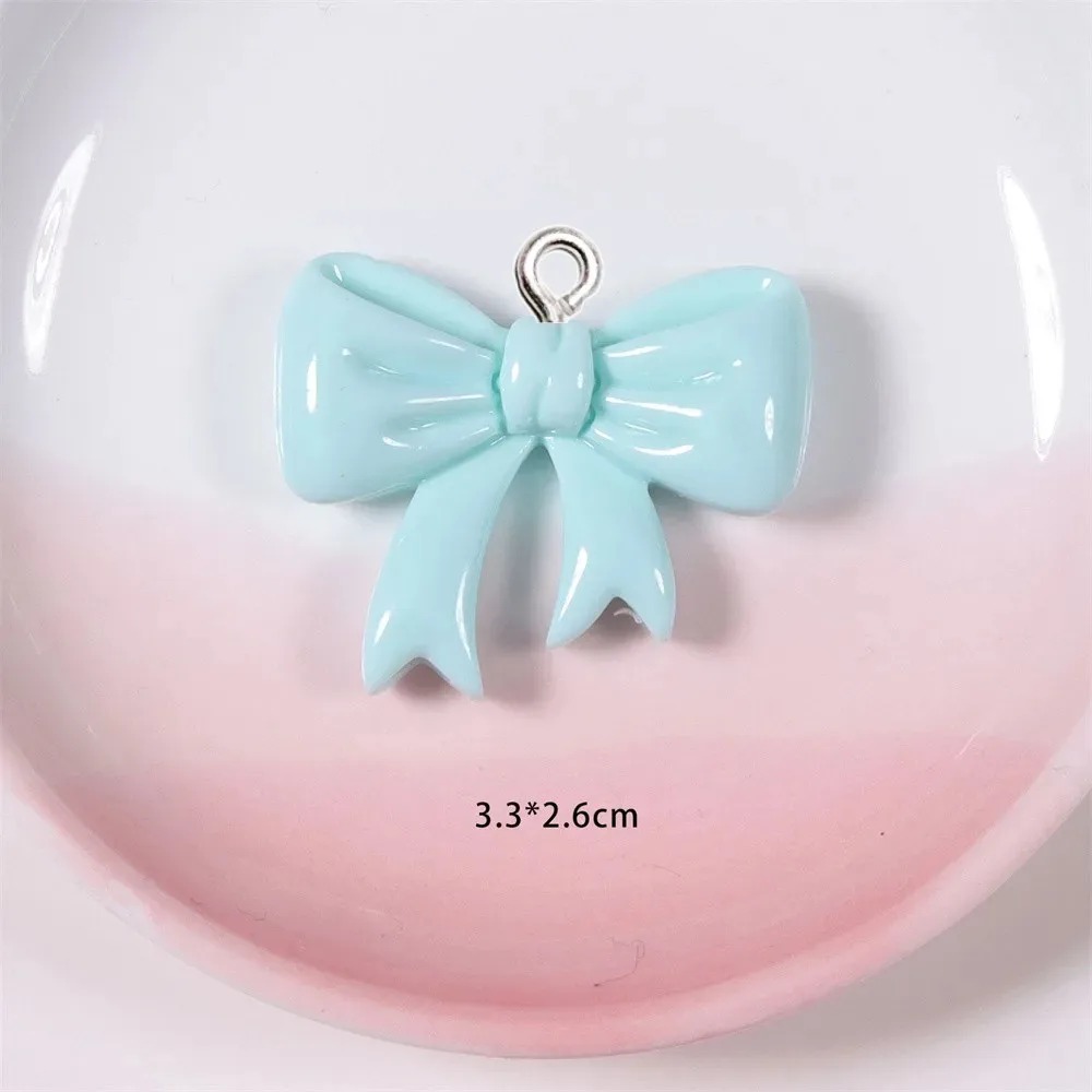 10 個のキャンディーカラーのリボン樹脂チャーム手作り装飾品 - Resin Art Handmade のレビューと価格