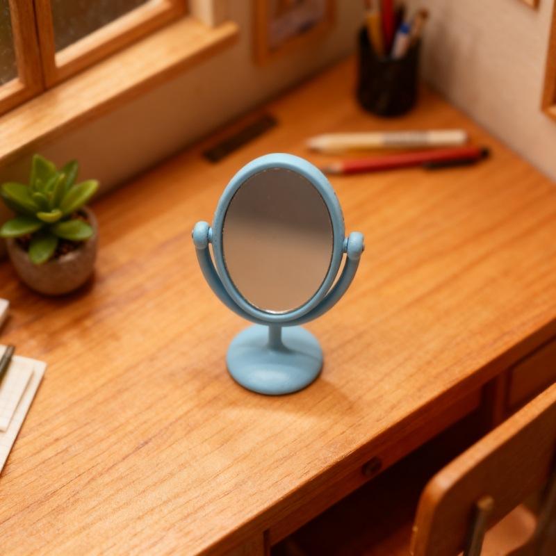 1 個ミニチュアレトロミラードレッシングテーブルシーンモデル - Resin Art Furniture のレビューと価格