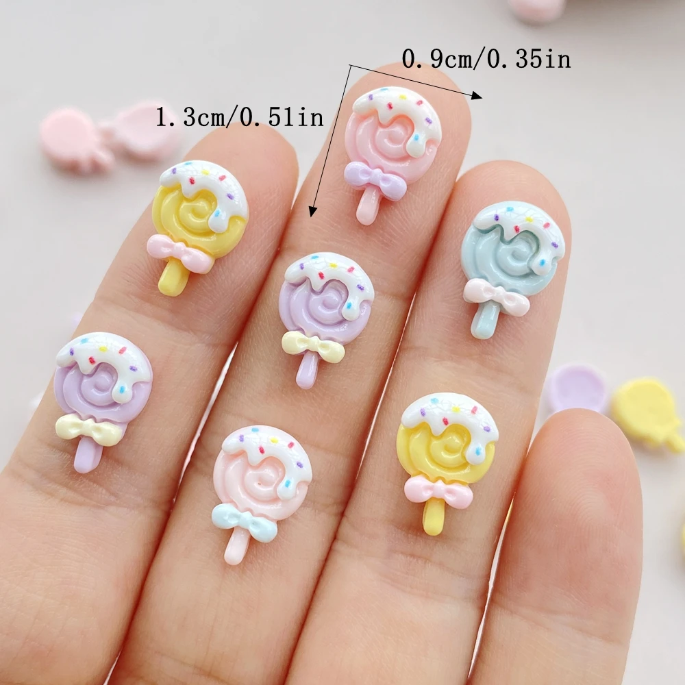 芸術的なネイル用のミニ3D樹脂ロリポップ,30個,アイスクリ - Resin Art Workshop のレビューと価格