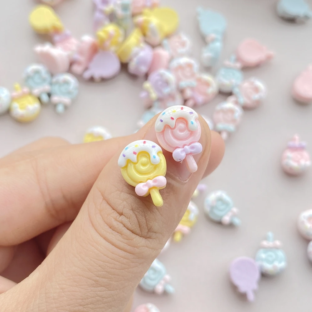 芸術的なネイル用のミニ3D樹脂ロリポップ,30個,アイスクリ - Resin Art Workshop のレビューと価格