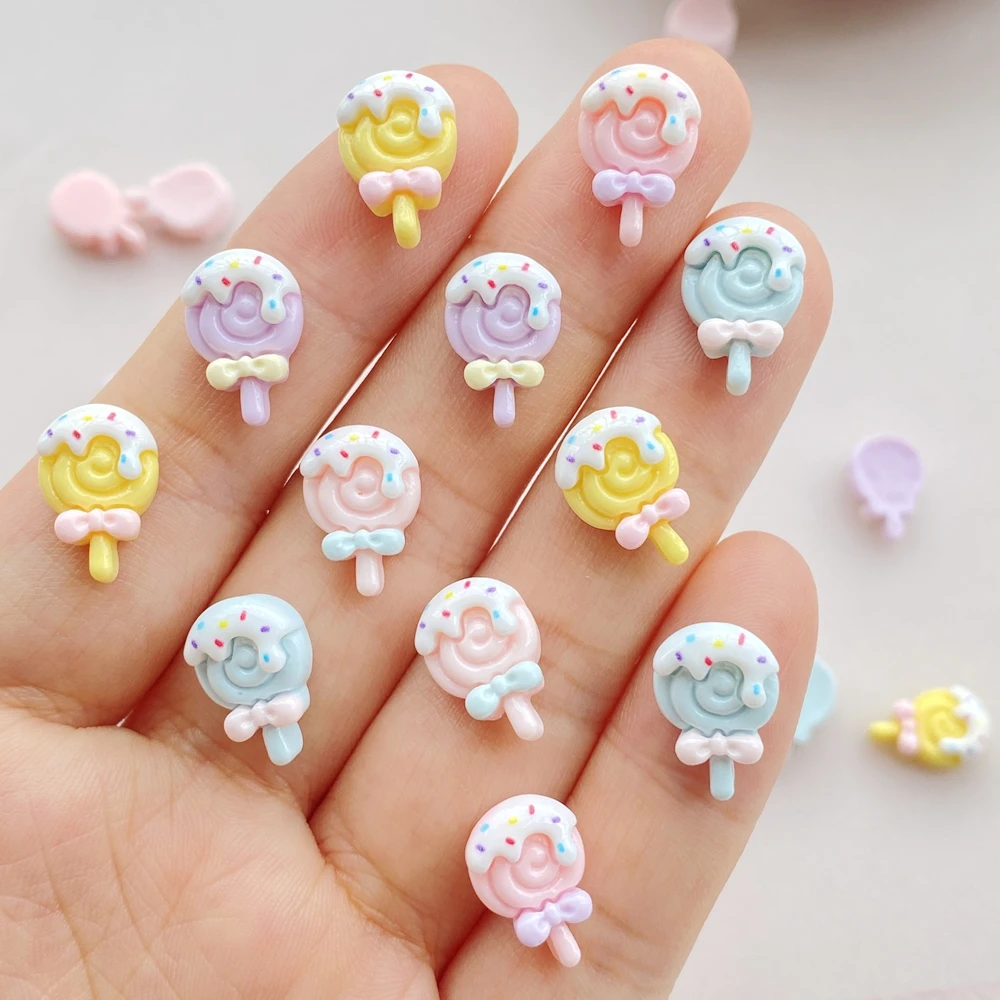 芸術的なネイル用のミニ3D樹脂ロリポップ,30個,アイスクリ - Resin Art Workshop のレビューと価格