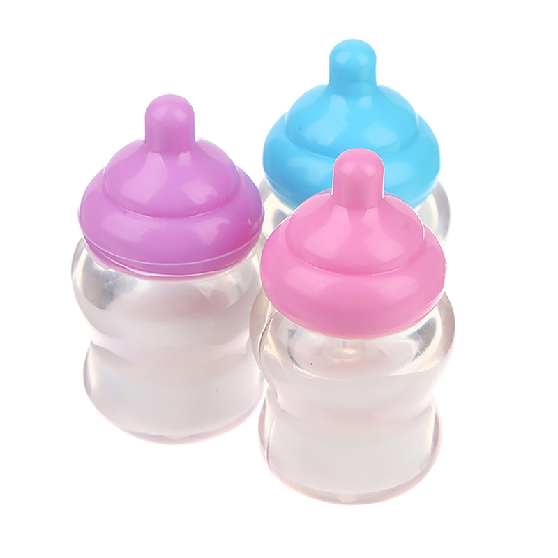 3 個ドールハウス哺乳瓶アクセサリーままごとおもちゃ家具ドー - Resin Art Bottle のレビューと価格