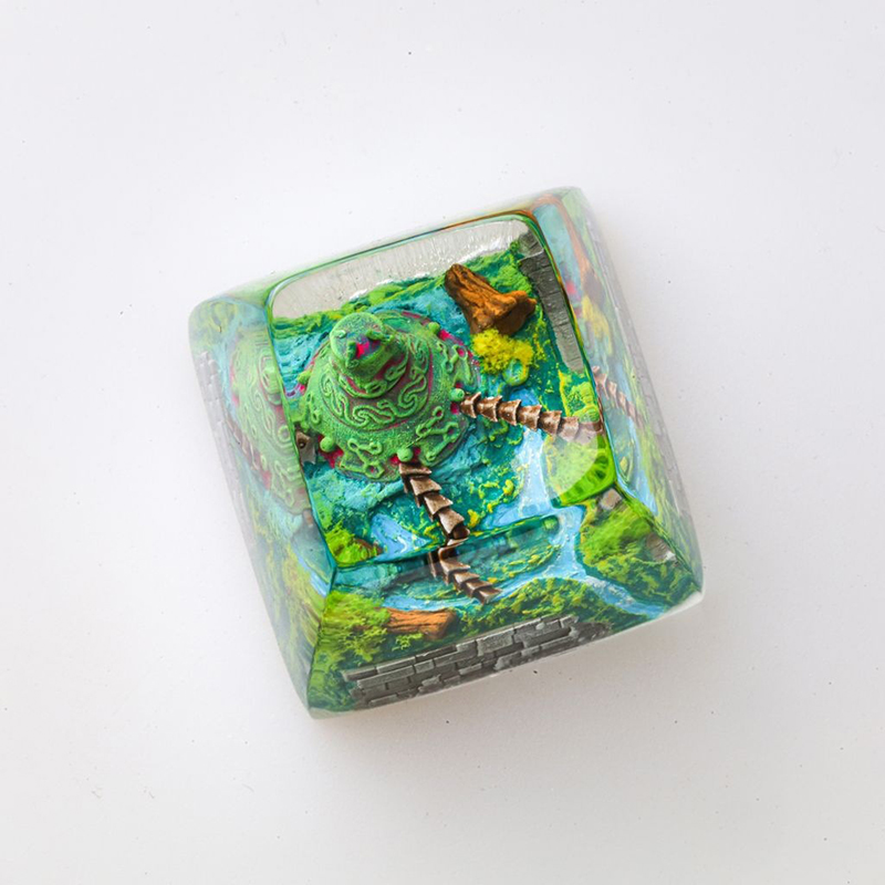 オーガニズムレジンキーキャップ クリエイティブアート キーボ - Resin Art And Decor のレビューと価格