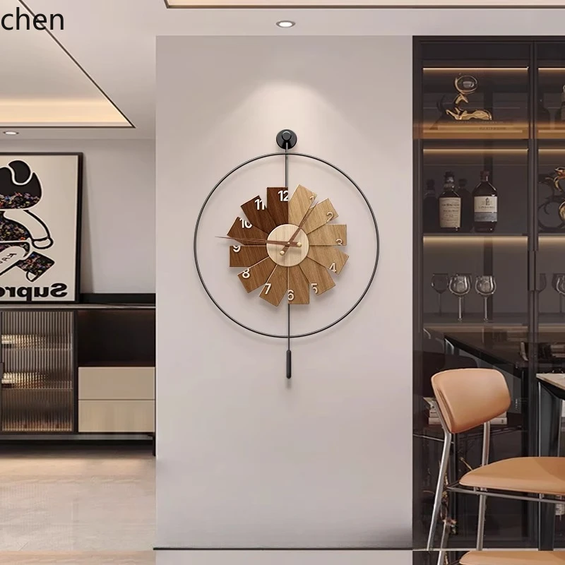 L15- モダンミニマリスト時計レストラン高級アートリビング - Resin Art Clock のレビューと価格