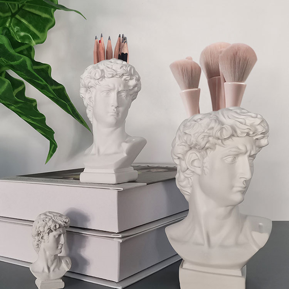 クリエイティブペンホルダーアートフラワーポット化粧ブラシ収納 - Resin Art Design のレビューと価格