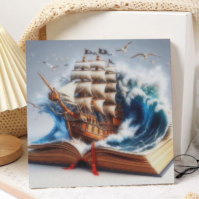 Sodyuny-モザイクブック,ラインストーン,ボート,家の - Resin Art Book のレビューと価格