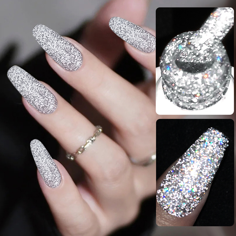 BORN PRETTY 10ml シルバー反射ジェルポリッシ - Resin Art Varnish のレビューと価格