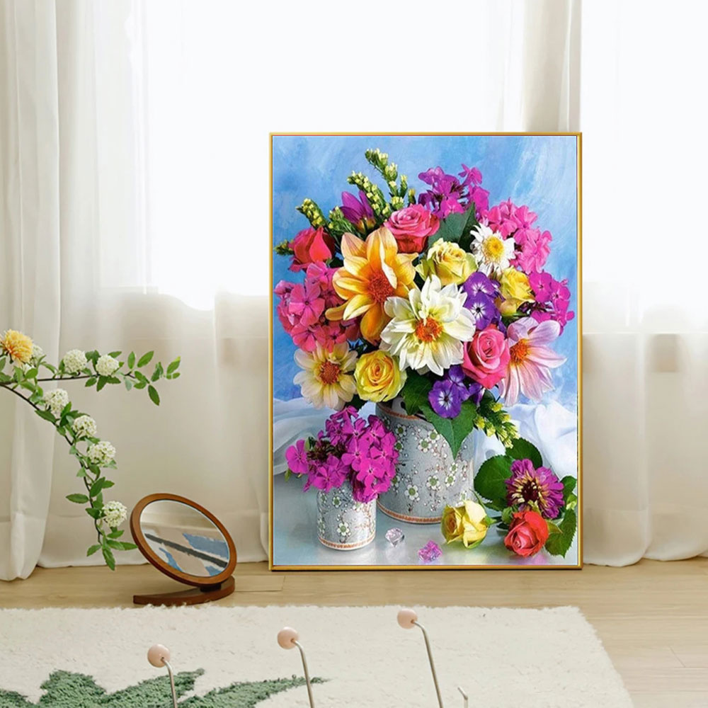 フルダイヤモンドモザイクフラワー 5D ダイヤモンドペインテ - Resin Art Rose のレビューと価格
