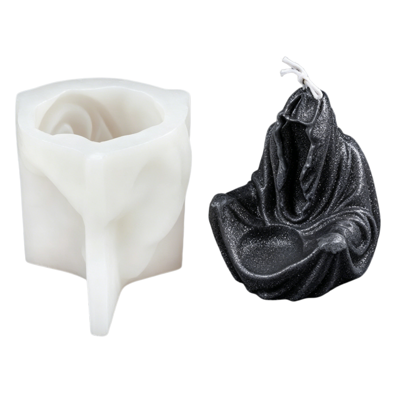 3D死神シリコンキャンドル型 簡単脱型 DIY ゴシック風マ - Resin Art Furniture のレビューと価格