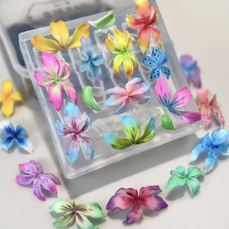Z. 3D 花ネイルモールド DIY シリコーンネイルツール - Resin Art Template のレビューと価格