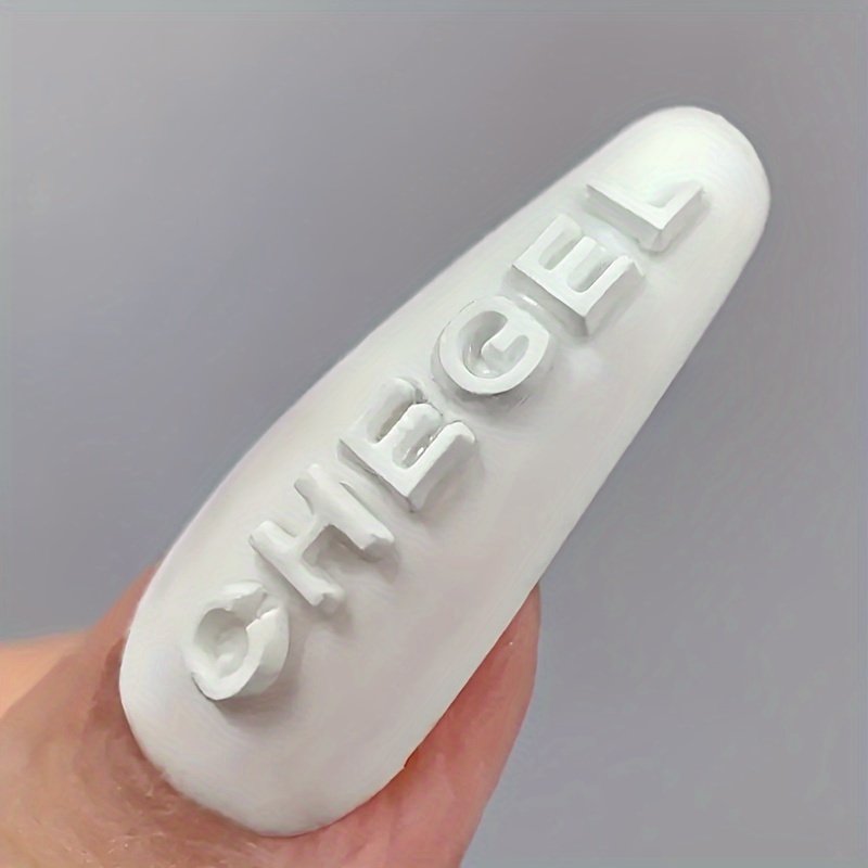 1個入り自作ネイルアートレターモールド、大文字と小文字の文字 - Resin Art Template のレビューと価格