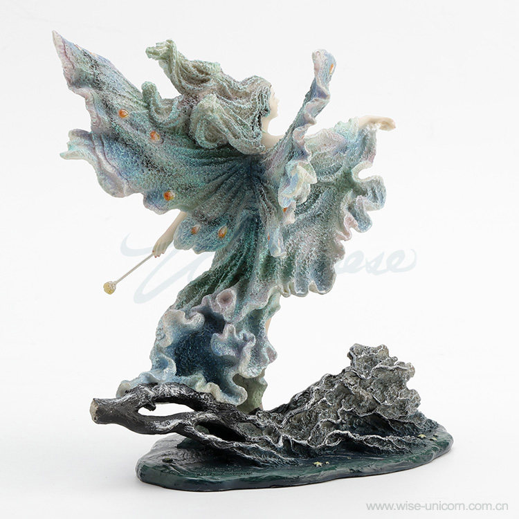 エーテルオーシャンウェーブウィングフェアリー彫刻夢のようなグ - Resin Art Wedding Gift のレビューと価格