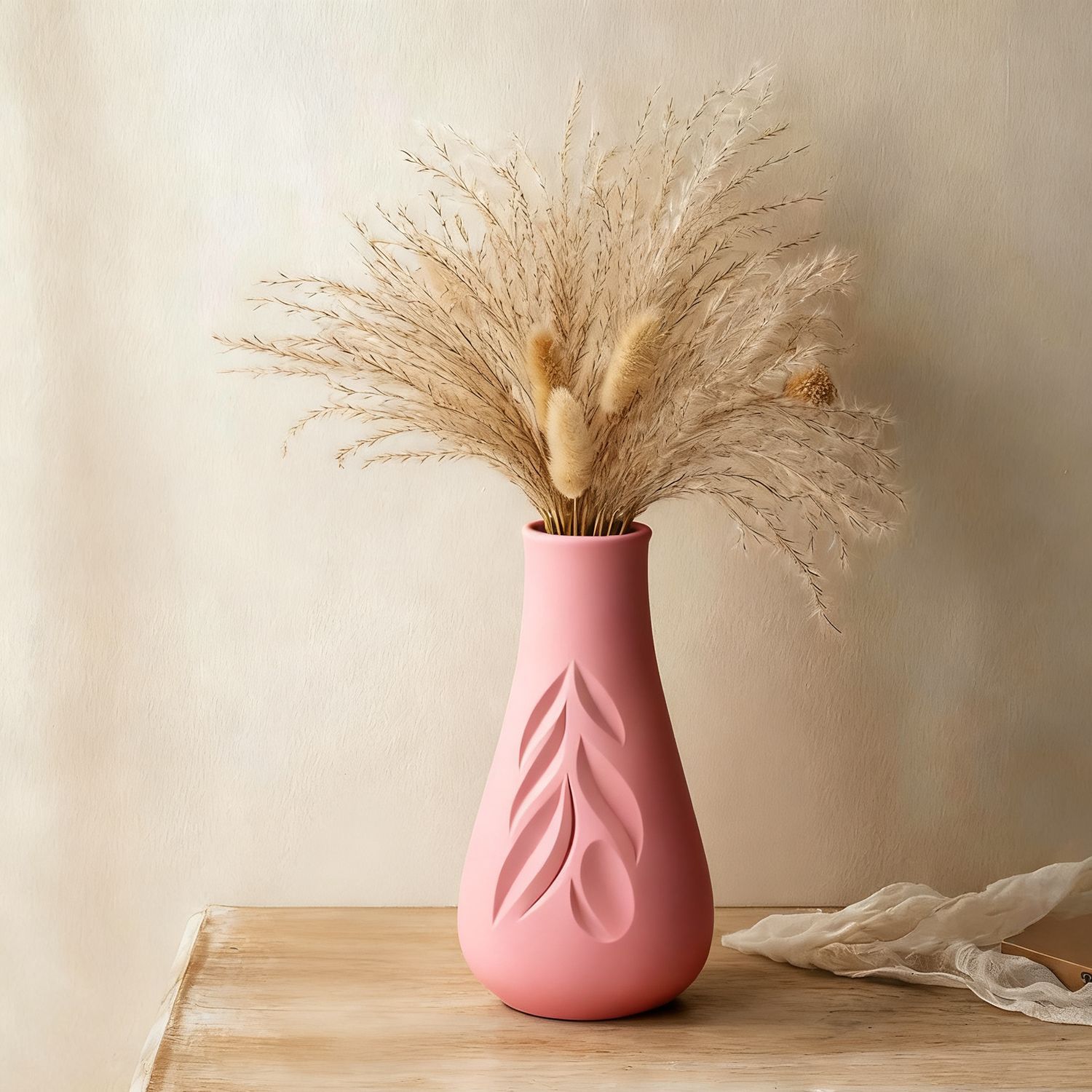 葉のテクスチャ花瓶シリコーン金型 DIY ホーム装飾細口ボト - Resin Art Bottle のレビューと価格