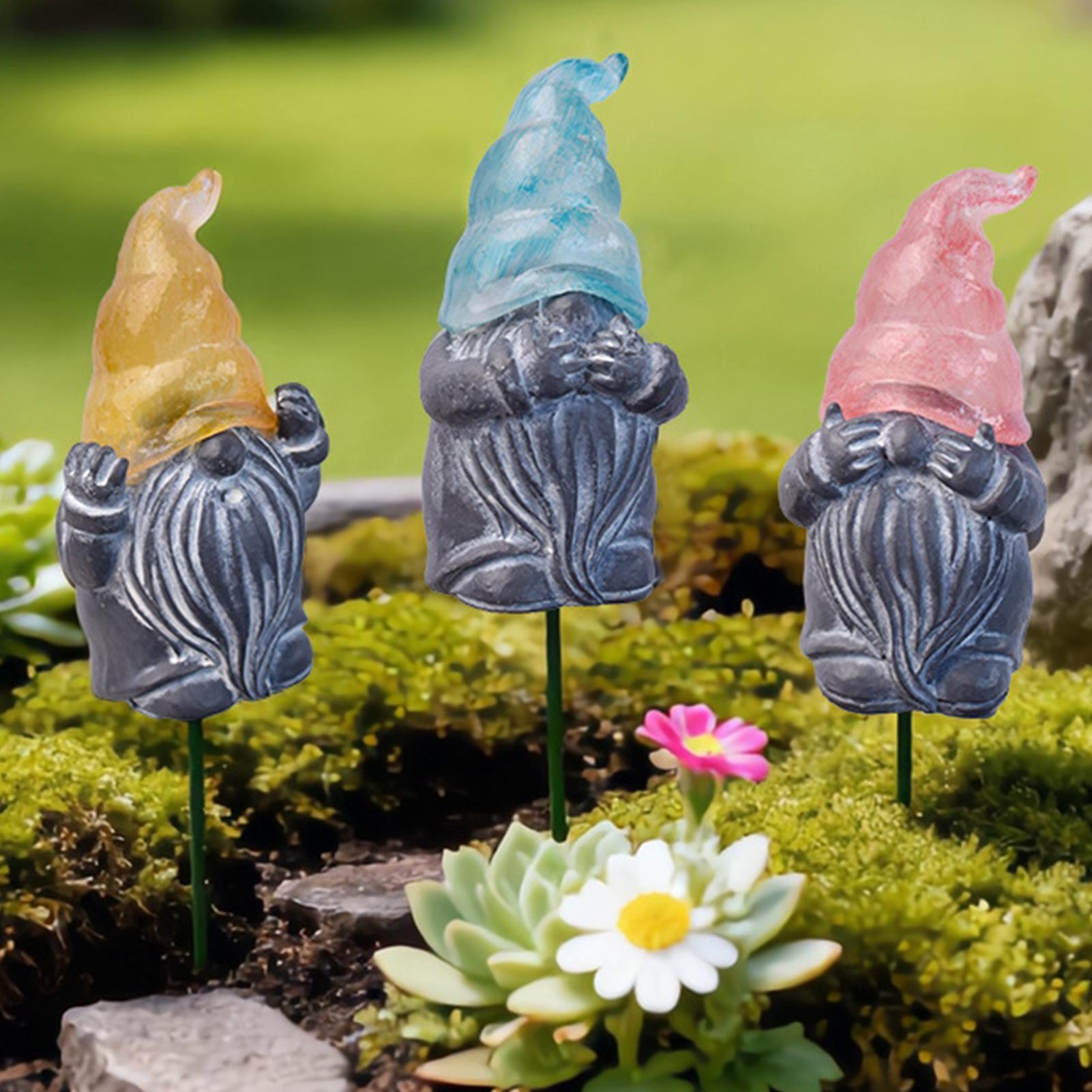 装飾ガーデンステークス 3ピース 発光樹脂製 屋外装飾 ガー - Resin Art And Decor のレビューと価格