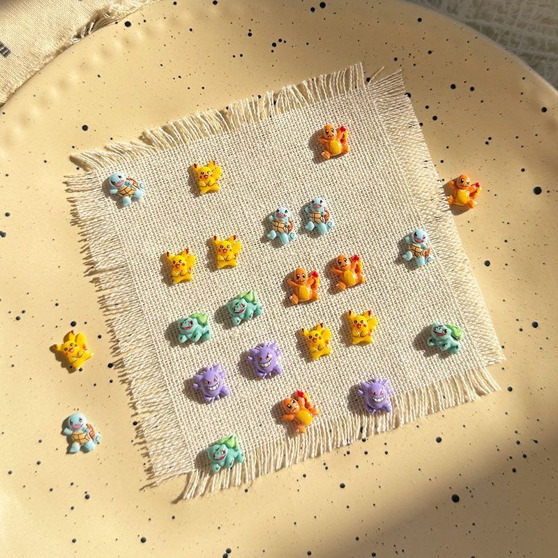 ポケモンネイルアートアクセサリー、かわいいミニ3Dゼニガメと - Resin Art And Decor のレビューと価格