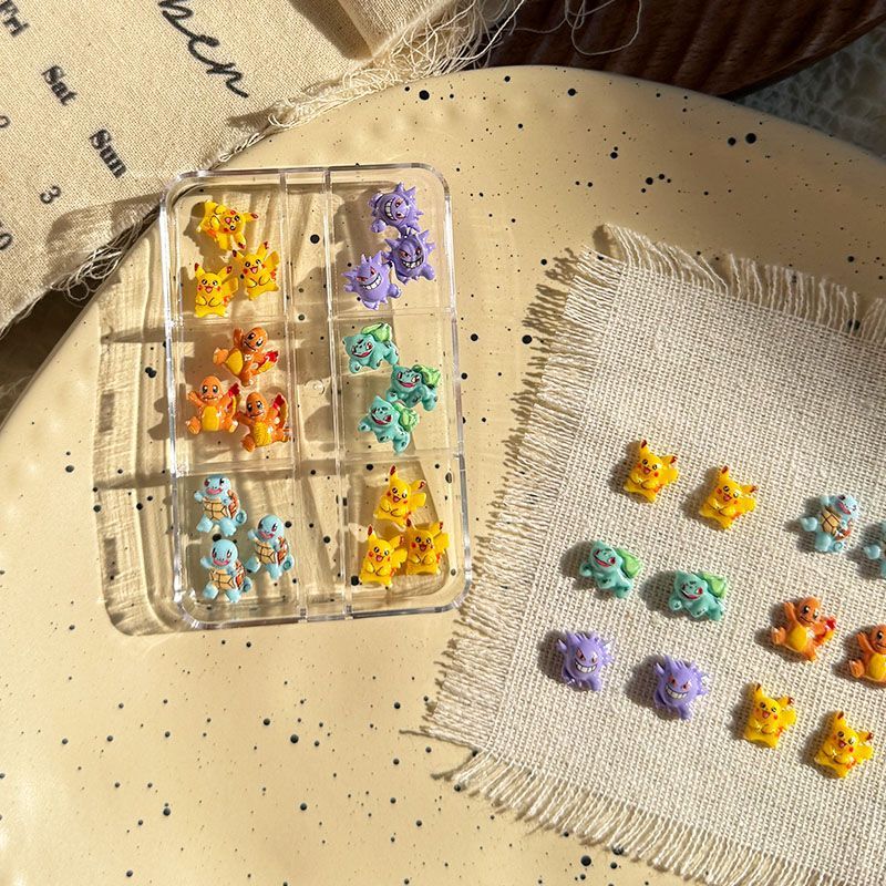 ポケモンネイルアートアクセサリー、かわいいミニ3Dゼニガメと - Resin Art And Decor のレビューと価格