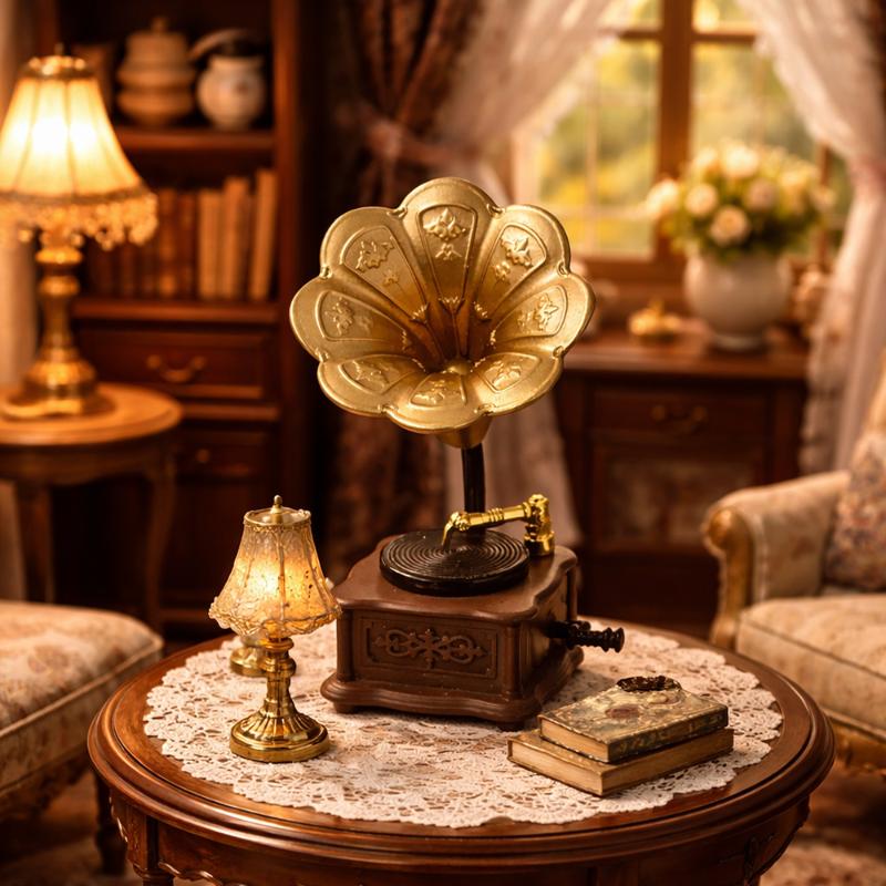 Hot-1Pcs リビングルームアクセサリー ドールハウス  - Resin Art Furniture のレビューと価格