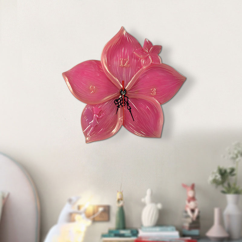 世界地図蓮の葉桜時計歯車壁掛け時計シリコンモールドエポキシ樹 - Resin Art Clock のレビューと価格