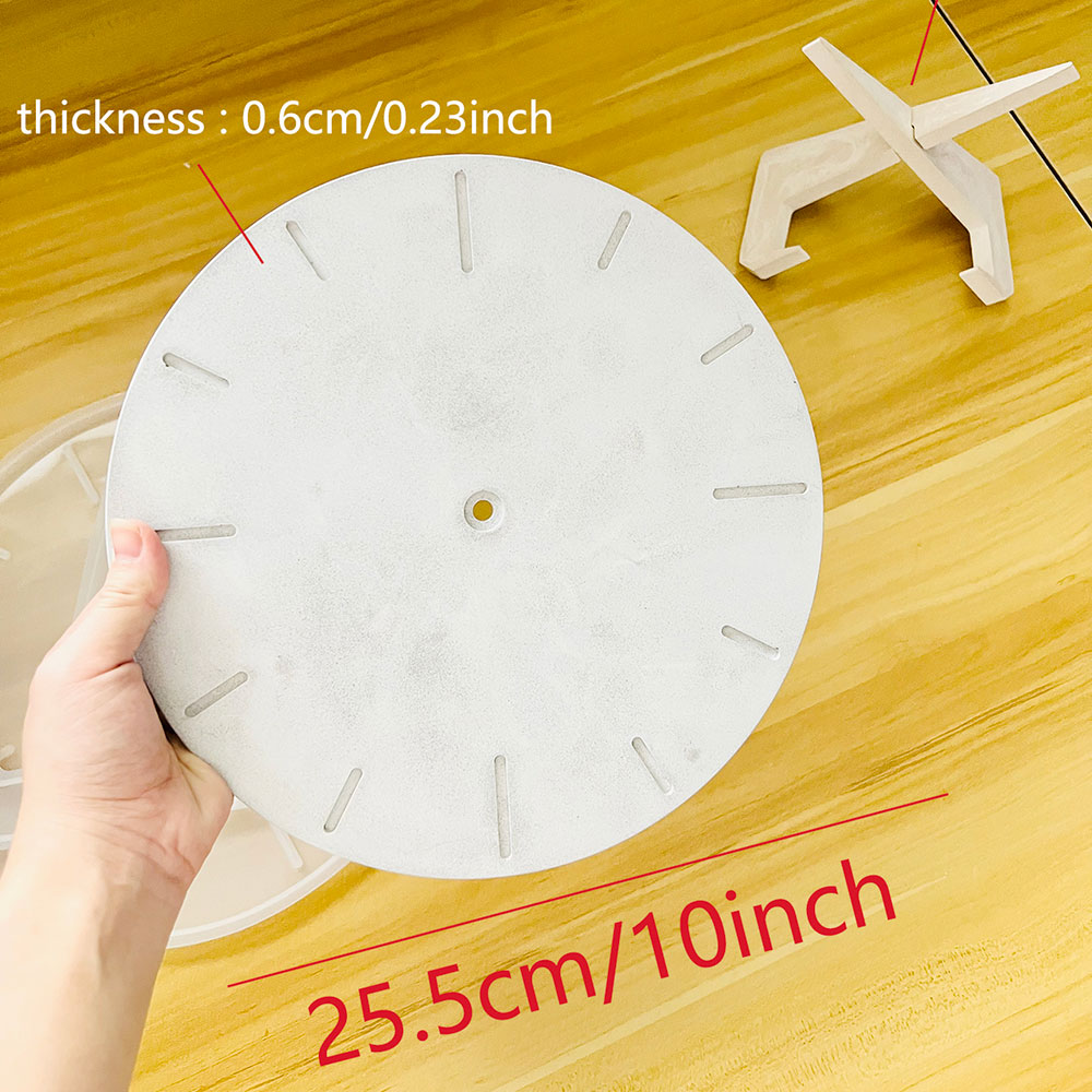 時計ダイヤルスタンド金型 DIY 携帯電話スタンドタブレット - Resin Art Clock のレビューと価格