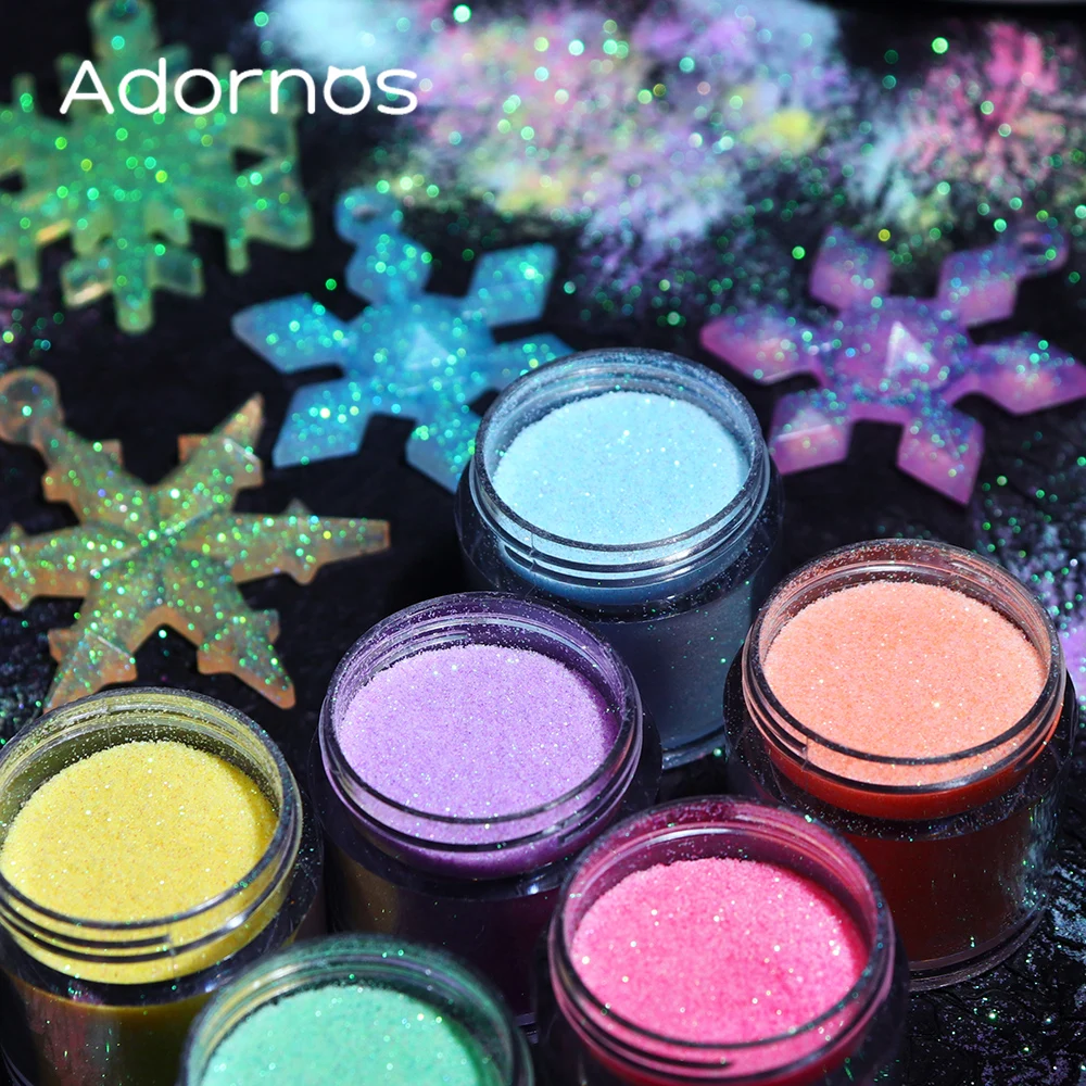 虹色グリッターシュガーパウダーエポキシ樹脂顔料着色剤染料樹脂 - Resin Art Glitter のレビューと価格