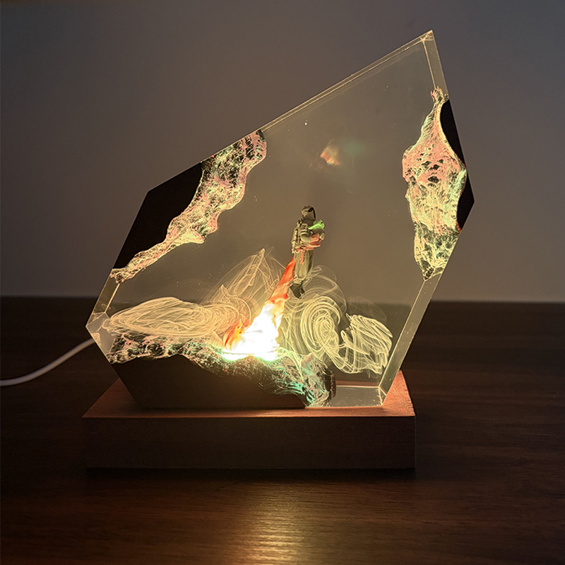 SFアニメフィギュア生物樹脂製テーブルライトクリエイティブア - Resin Art And Decor のレビューと価格