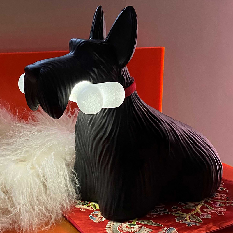 LEDベッドサイドランプ,北欧の犬の形をしたベッドサイドラン - Resin Art On Floor のレビューと価格