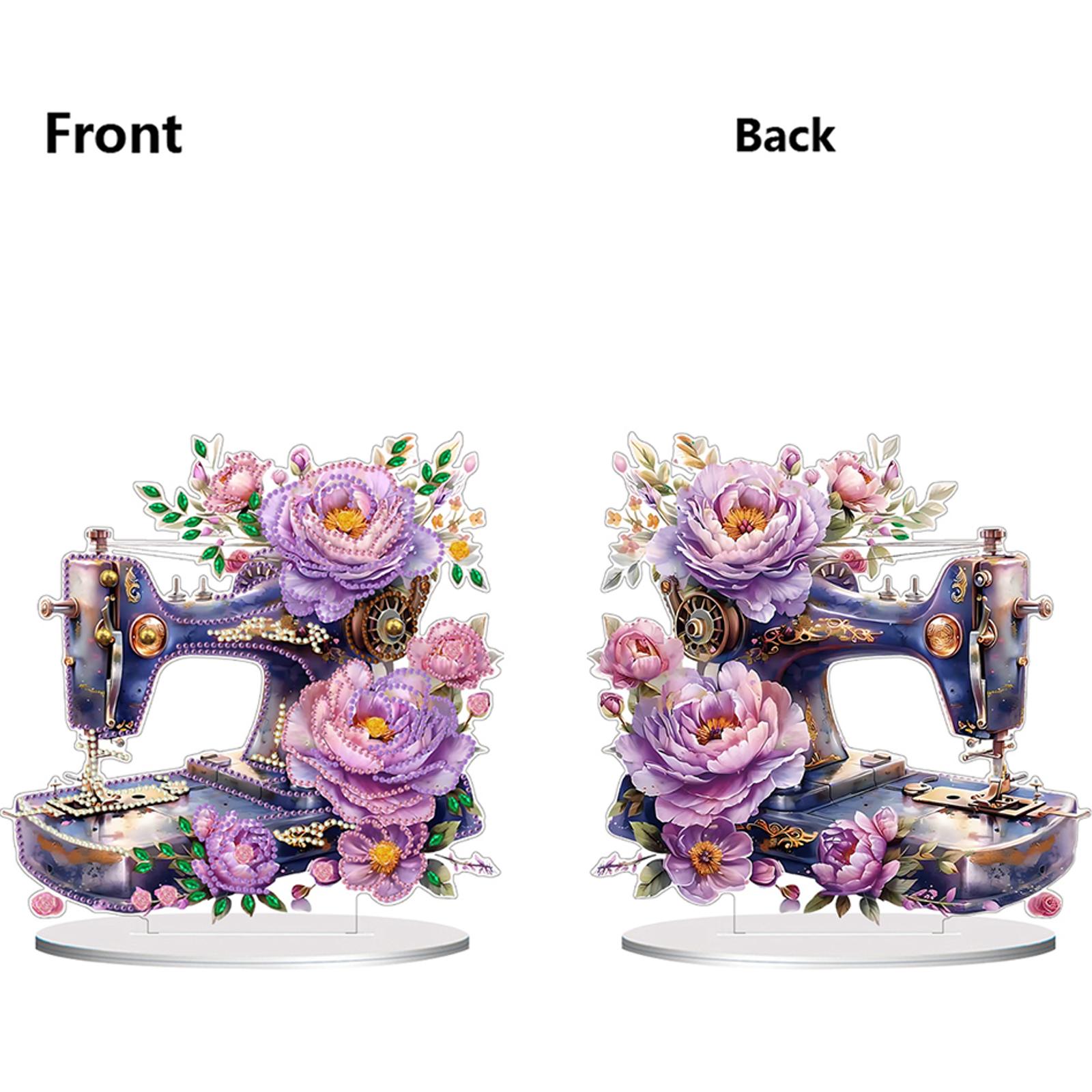 両面特殊形状フラワー型ミシンデスクトップダイヤモンドアートキ - Resin Art Machine のレビューと価格