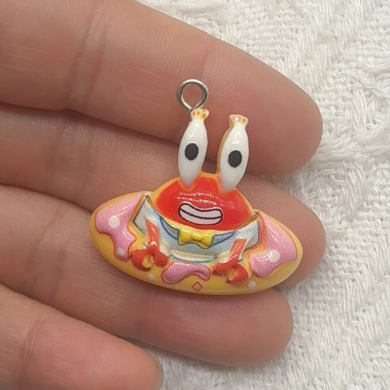 10個入り漫画風樹脂ペンダント、DIYジュエリー製作イヤリン - Resin Art Handmade のレビューと価格