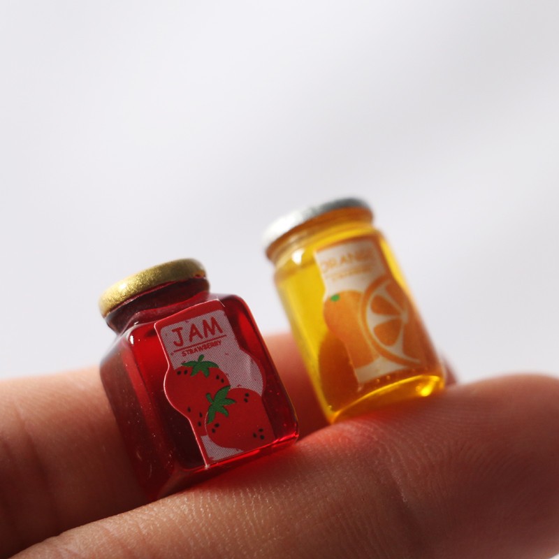 10 個シミュレーションイチゴジャム樹脂ボトルモデルハウス装 - Resin Art Bottle のレビューと価格