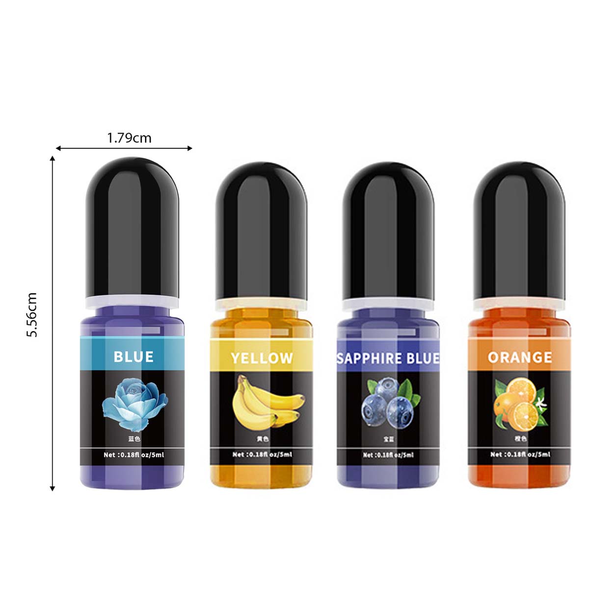 5ml/ボトル エポキシ樹脂顔料 液体着色剤 染料 ユニバー - Resin Art Bottle のレビューと価格