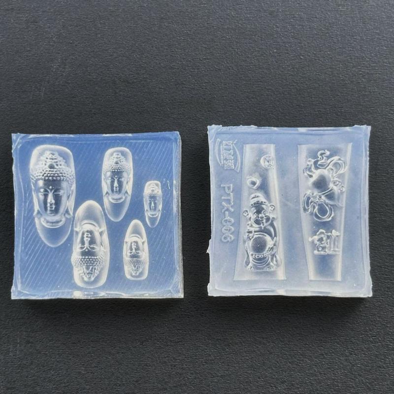 中国の幸運の象徴シリコンモールド、幸運のネイルアート用3Dネ - Resin Art Template のレビューと価格