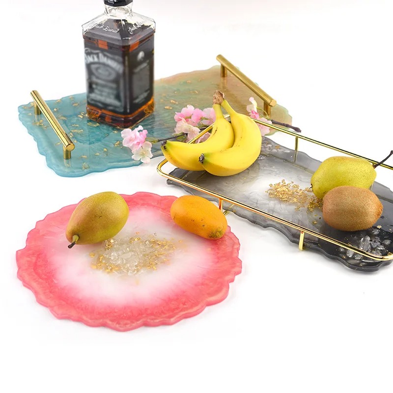 トレイエポキシ樹脂シリコンモールドDIY大型長方形ティープレ - Resin Art Workshop のレビューと価格