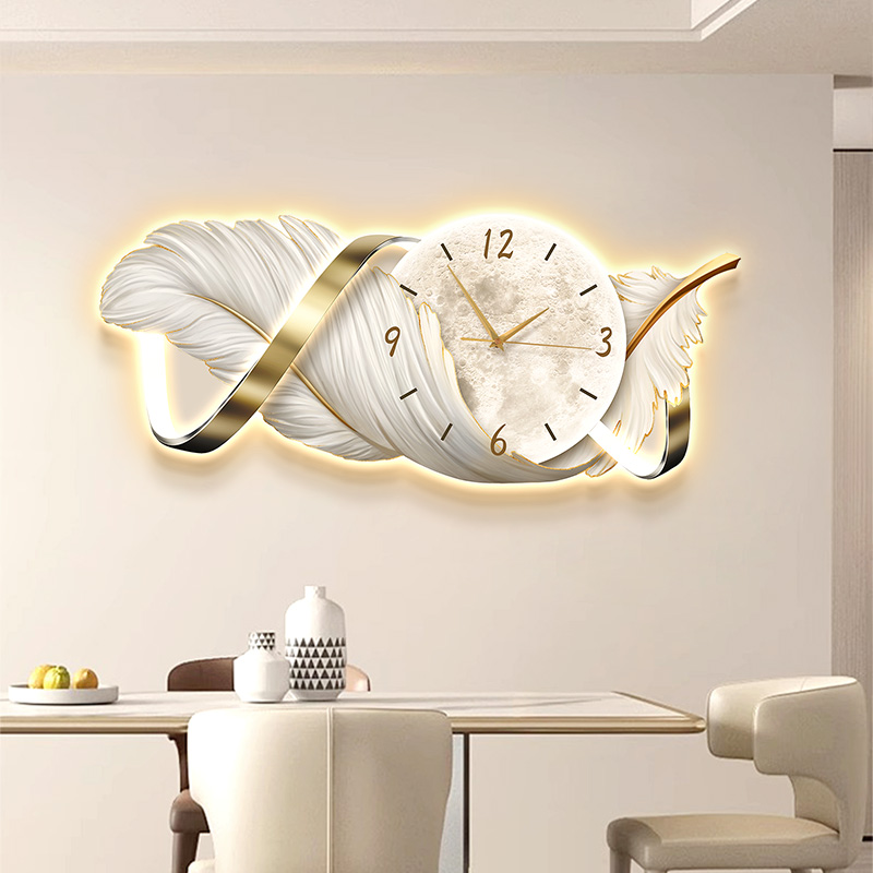 大型メタルウォールアートクロック ウォール キュートインテリ - Resin Art Clock のレビューと価格