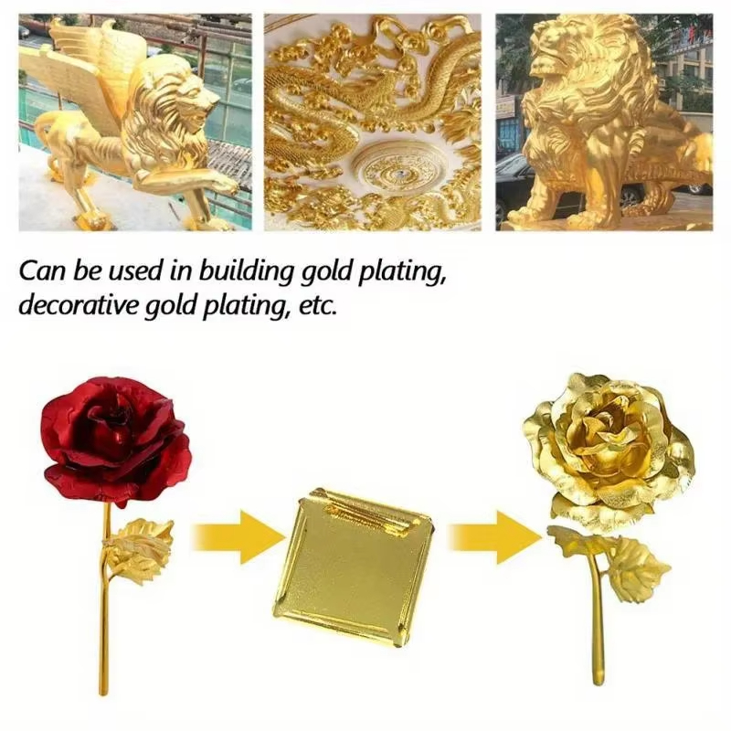 100枚入り 模造金銀銅箔紙 DIY樹脂キャンドル石膏クラフ - Resin Art Wedding Gift のレビューと価格