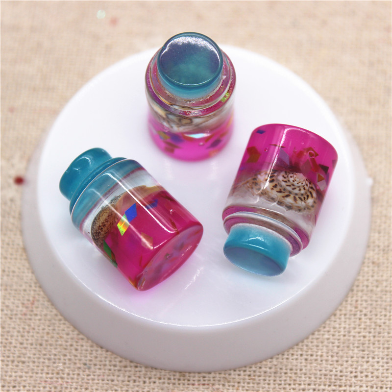 10個の新しい3dレジンドリフトボトルミニチュアアートフラッ - Resin Art Bottle のレビューと価格