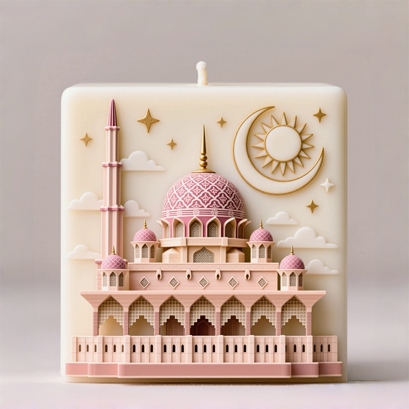 モスク星空テーマアート香り付きキャンドル作り用シリコンモール - Resin Art Design のレビューと価格