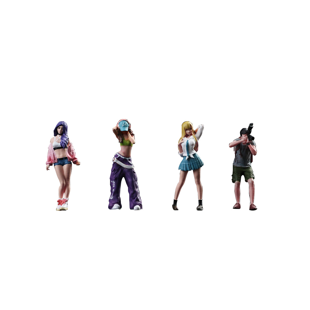 More Art 1:64 アクションフィギュアセット、スト - Resin Art And Decor のレビューと価格